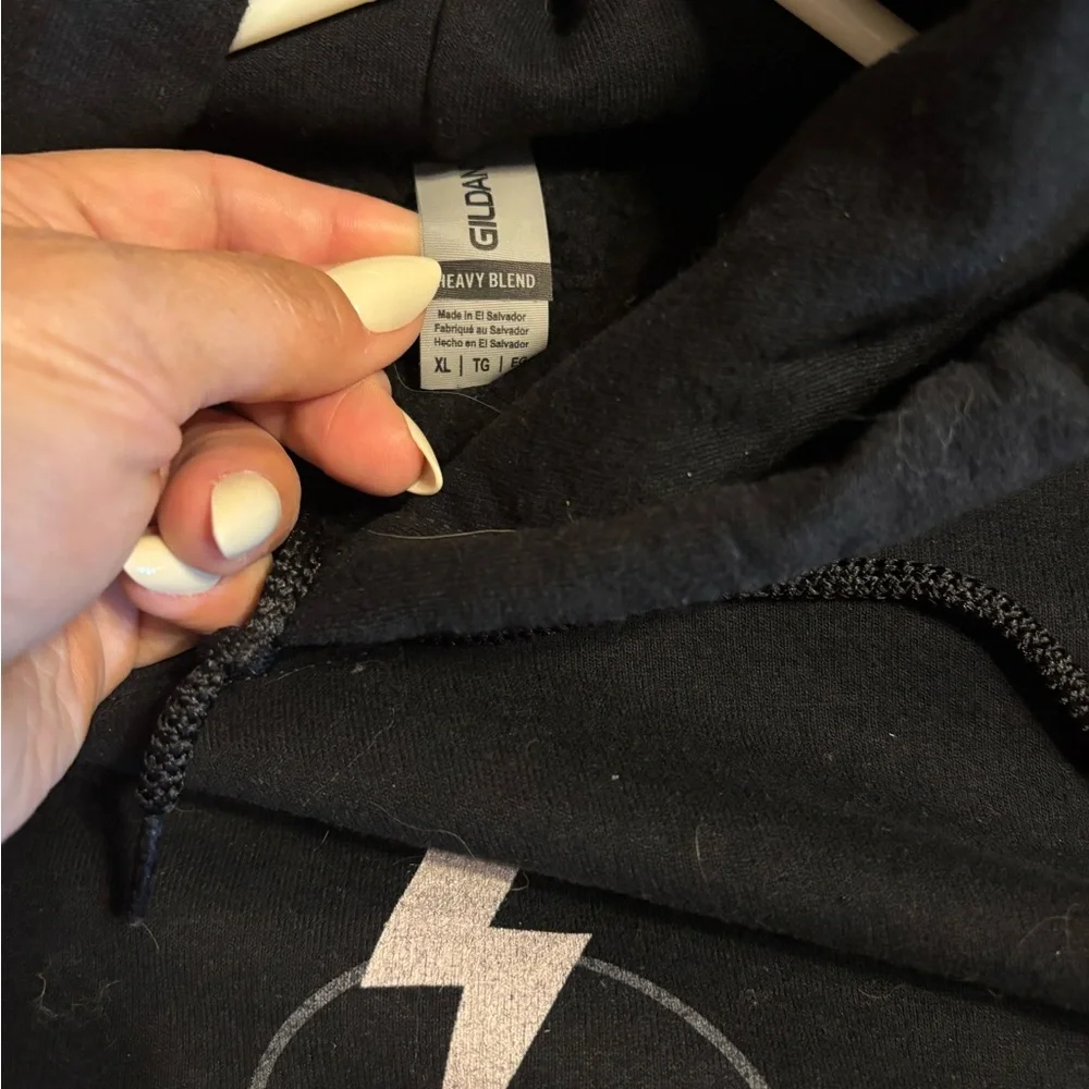 Black. Nursing School Humor Hoodie - Picture 3 of 3